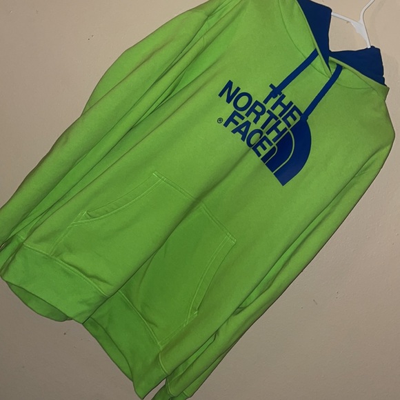 Lime Green North Face Sweatshirt! Great condition! - Picture 5 of 7